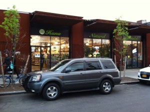 Hana, the 24 hour organic food market, on Wyckoff