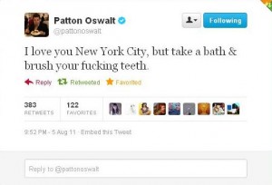 Patton Oswalt Tweet
