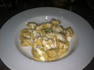 The ravioli at Mazelle